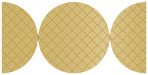 Casablanca Bronze Round Gate Fold Invitation Style D (5 3/4 Diameter) - 10/Pk