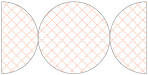 Casablanca Ginger Round Gate Fold Invitation Style D (5 3/4 Diameter) - 10/Pk