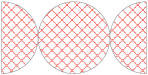 Casablanca Rouge Round Gate Fold Invitation Style D (5 3/4 Diameter) - 10/Pk