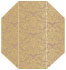 Floral Bronze Gate Fold Invitation Style F (3 7/8 x 9) - 10/Pk
