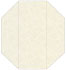 Paisley Silver Gate Fold Invitation Style F (3 7/8 x 9) - 10/Pk