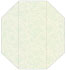 Paisley Green Gate Fold Invitation Style F (3 7/8 x 9) - 10/Pk