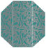 Peacock Secret Gate Fold Invitation Style F (3 7/8 x 9) - 10/Pk