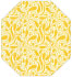 Peacock Yellow Gate Fold Invitation Style F (3 7/8 x 9) - 10/Pk