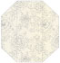 Rose Silver Gate Fold Invitation Style F (3 7/8 x 9) - 10/Pk