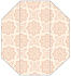 Morocco Mellow Pink Gate Fold Invitation Style F (3 7/8 x 9) - 10/Pk