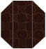 Morocco Coco Gate Fold Invitation Style F (3 7/8 x 9) - 10/Pk