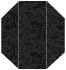 Renaissance Noir Gate Fold Invitation Style F (3 7/8 x 9) - 10/Pk