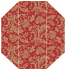Renaissance Red Gate Fold Invitation Style F (3 7/8 x 9) - 10/Pk