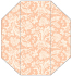 Renaissance Blush Gate Fold Invitation Style F (3 7/8 x 9) - 10/Pk
