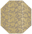 Renaissance Bronze Gate Fold Invitation Style F (3 7/8 x 9) - 10/Pk