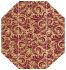 Nature Maroon Gate Fold Invitation Style F (3 7/8 x 9) - 10/Pk