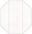 Polkadot Red Gate Fold Invitation Style F (3 7/8 x 9) - 10/Pk