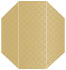 Rococo Bronze Gate Fold Invitation Style F (3 7/8 x 9) - 10/Pk