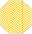 Chevron Bomble Bee Gate Fold Invitation Style F (3 7/8 x 9) - 10/Pk