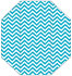 Chevron Fiji Gate Fold Invitation Style F (3 7/8 x 9) - 10/Pk