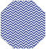 Chevron Comet Gate Fold Invitation Style F (3 7/8 x 9) - 10/Pk