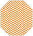 Chevron Lava Gate Fold Invitation Style F (3 7/8 x 9) - 10/Pk