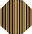 Stripe Noir Gate Fold Invitation Style F (3 7/8 x 9) - 10/Pk
