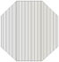 Stripe Grey Gate Fold Invitation Style F (3 7/8 x 9) - 10/Pk