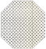 Casablanca Black & White Gate Fold Invitation Style F (3 7/8 x 9) - 10/Pk