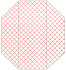 Casablanca Rouge Gate Fold Invitation Style F (3 7/8 x 9) - 10/Pk