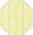 Victoria Lime Gate Fold Invitation Style F (3 7/8 x 9) - 10/Pk