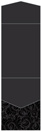 Nature Black Pocket Invitation Style A11 (5 1/4 x 7 1/4) - 10/Pk