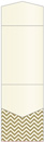 Chevron Olive Pocket Invitation Style A11 (5 1/4 x 7 1/4) - 10/Pk
