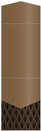 Glamour Bronze Pocket Invitation Style A11 (5 1/4 x 7 1/4) - 10/Pk