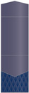 Glamour Navy Pocket Invitation Style A11 (5 1/4 x 7 1/4) - 10/Pk