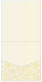 Paisley Yellow Pocket Invitation Style A1 (5 3/4 x 5 3/4) 10/Pk
