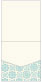 Morocco Mellow Blue Pocket Invitation Style A1 (5 3/4 x 5 3/4) 10/Pk