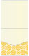 Morocco Yellow Pocket Invitation Style A1 (5 3/4 x 5 3/4) 10/Pk