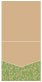 Nature Green Pocket Invitation Style A1 (5 3/4 x 5 3/4) 10/Pk