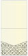 Rococo Noir Pocket Invitation Style A1 (5 3/4 x 5 3/4) 10/Pk