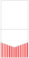 Stripe Rouge Pocket Invitation Style A1 (5 3/4 x 5 3/4) 10/Pk