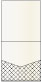 Casablanca Black & White Pocket Invitation Style A1 (5 3/4 x 5 3/4) 10/Pk