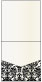 Victoria Black & White Pocket Invitation Style A1 (5 3/4 x 5 3/4) 10/Pk