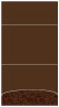 Paisley Chocolate Pocket Invitation Style A3 (5 1/8 x 7 1/8) 10/Pk