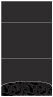 Peacock Black Pocket Invitation Style A3 (5 1/8 x 7 1/8) 10/Pk