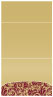 Nature Maroon Pocket Invitation Style A3 (5 1/8 x 7 1/8) 10/Pk