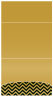 Chevron Noir Pocket Invitation Style A3 (5 1/8 x 7 1/8) 10/Pk
