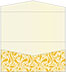 Peacock Yellow Pocket Invitation Style A4 (4 x 9) 10/Pk