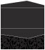 Peacock Black Pocket Invitation Style A4 (4 x 9) 10/Pk