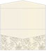 Rose Silver Pocket Invitation Style A4 (4 x 9) 10/Pk