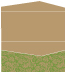 Renaissance Green Pocket Invitation Style A4 (4 x 9) 10/Pk