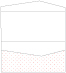 Polkadot Red Pocket Invitation Style A4 (4 x 9) 10/Pk