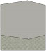 Rococo Pewter Pocket Invitation Style A4 (4 x 9) 10/Pk