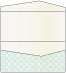 Rococo Aqua Pocket Invitation Style A4 (4 x 9) 10/Pk